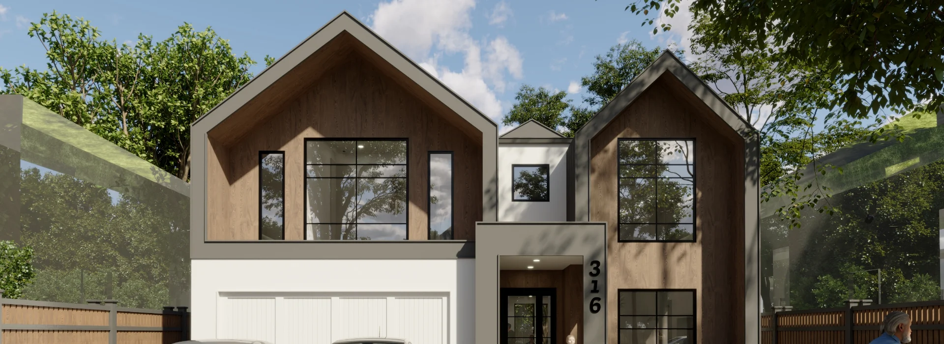 Bay Area custom home budgeting session with plans, finishes, and cost documents displayed side by side