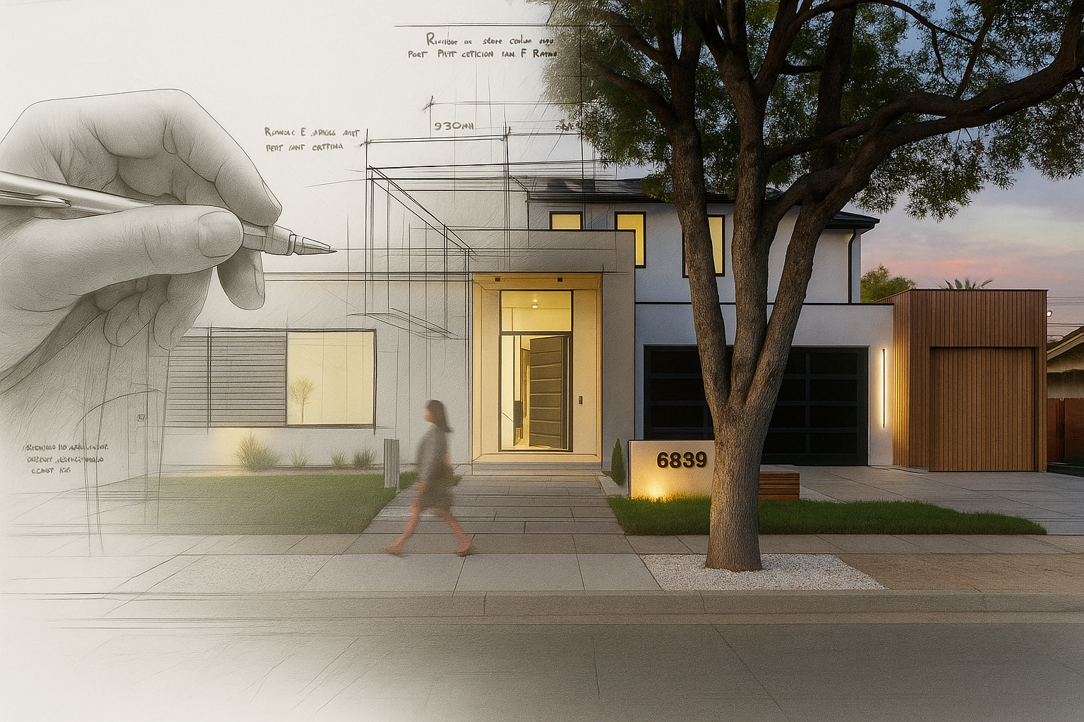 seamless architectural home addition blending with existing luxury house in bay area