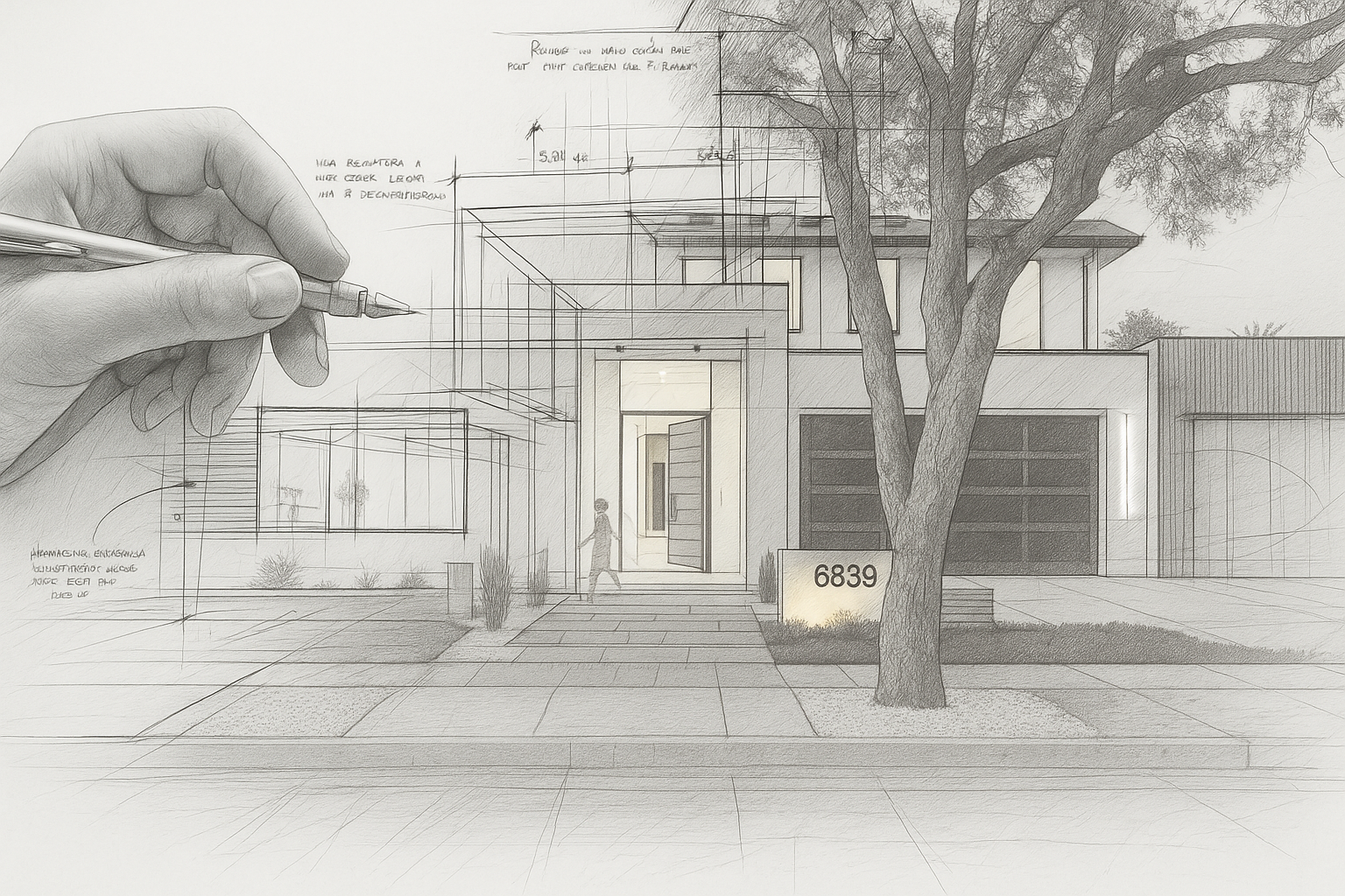 Palo Alto luxury residential neighborhood context for custom home construction